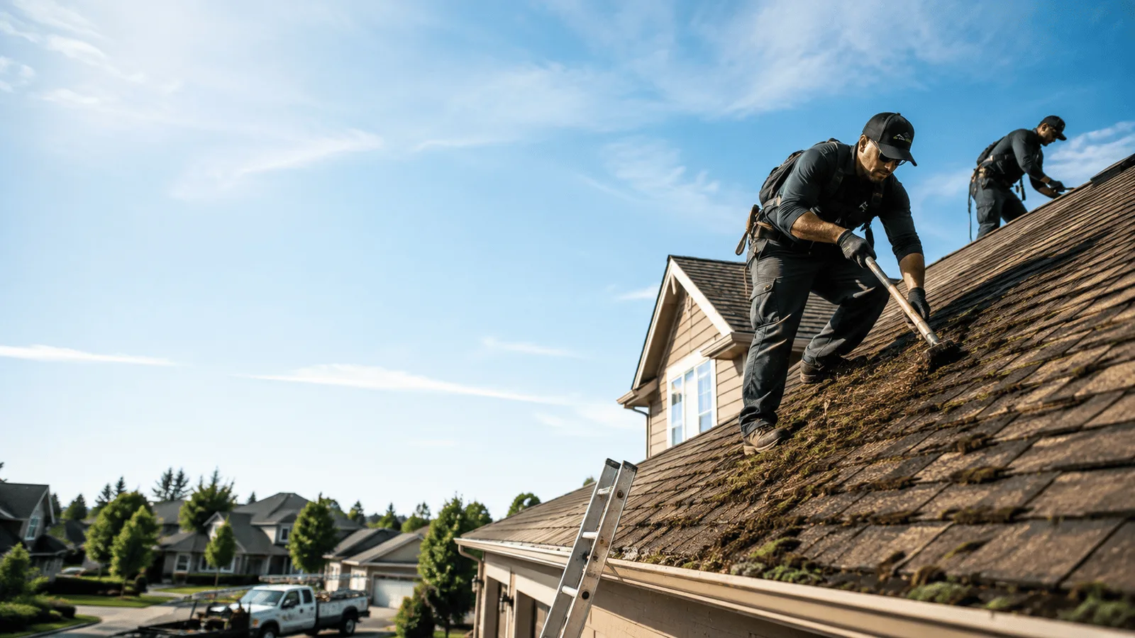 Roof Moss Removal in Kenosha, WI near me